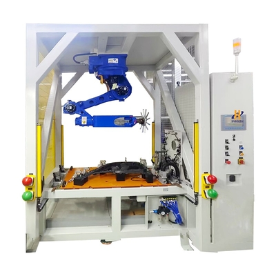 comprar Sistema de inserção de clipes robóticos de 6 eixos simples para montagem de painéis de portas automotivas online manufacture