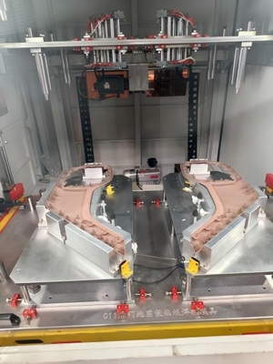 Servo máquina de soldar chapas quentes para cobertura de cornos de veículos