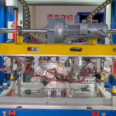 Peças de interior de automóveis Revestimento e embalagem por pressão a quente Máquina automatizada