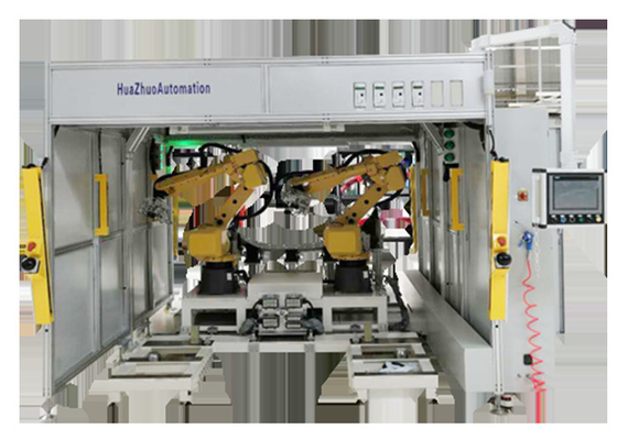 metal robótico do corpo de carro do PLC da máquina de soldadura 50mm/S do braço de 3000mm