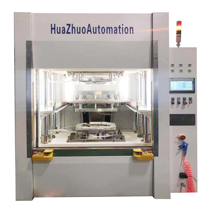 Placa PA66 quente horizontal que solda o óleo Tin Making Machine de HMI