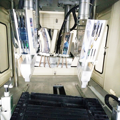 Soldador plástico ultrassônico servo automático do ponto da máquina de solda ultrassônica do PLC
