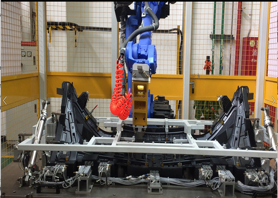 6mm/S alumínio automático de solda robótico dos sistemas PLC para a grade do carro