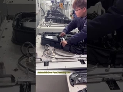 Linha de montagem de painéis de portas de automóveis;Condução de parafusos; Soldadura por rivetagem a quente;Clips de inserção;Inspecção