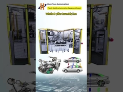 Linha de montagem de processamento do pilar B do automóvel, incluindo solda de plástico, inserção de clips, etc.