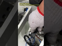 Máquina automática de punção de pára-choques e soldagem por ultrassom