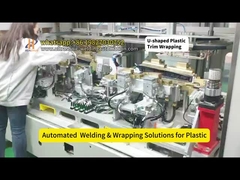 Máquina de Cobertura e Envolvimento de Acabamento Plástico Automotivo em Forma de U