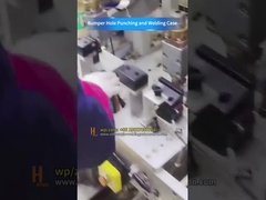 Aplicação Automática de Perfuração e Soldagem para Para-choques Automotivos