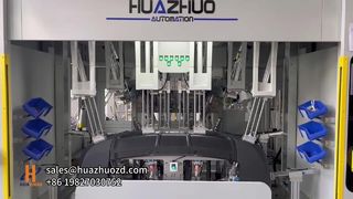 Equipamento de perfuração e soldagem ultrassônica de 3 estações para pára-choques traseiros automotivos